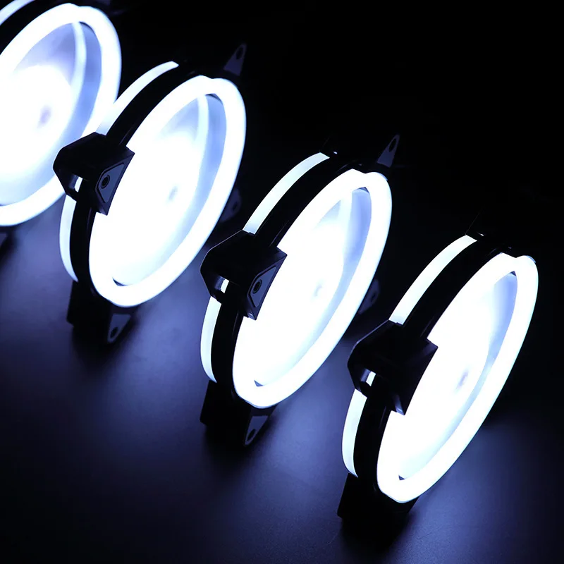 Вентилятор ходовой части Aurora RGB 12 см бесшумный вентилятор для настольного