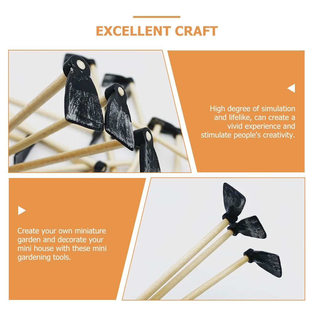 6 шт. мини-мотыга садовый инструмент игрушки дети ролевые детские косплей