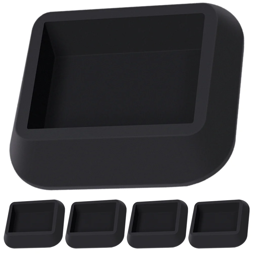 

5 Pcs Pulley Holder Furniture Protectors Flooring Caster Cup Feet Rubber Pads Hardwood Floors Bed Stoppers Office Castors