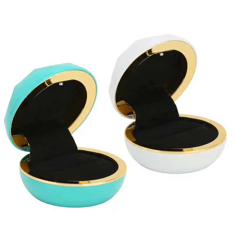 

Jewelry Display Box Stylish Unique Shaped Exquisite Gift Box Plastic LED Ring Box for Wedding Proposal for Engagement for Men