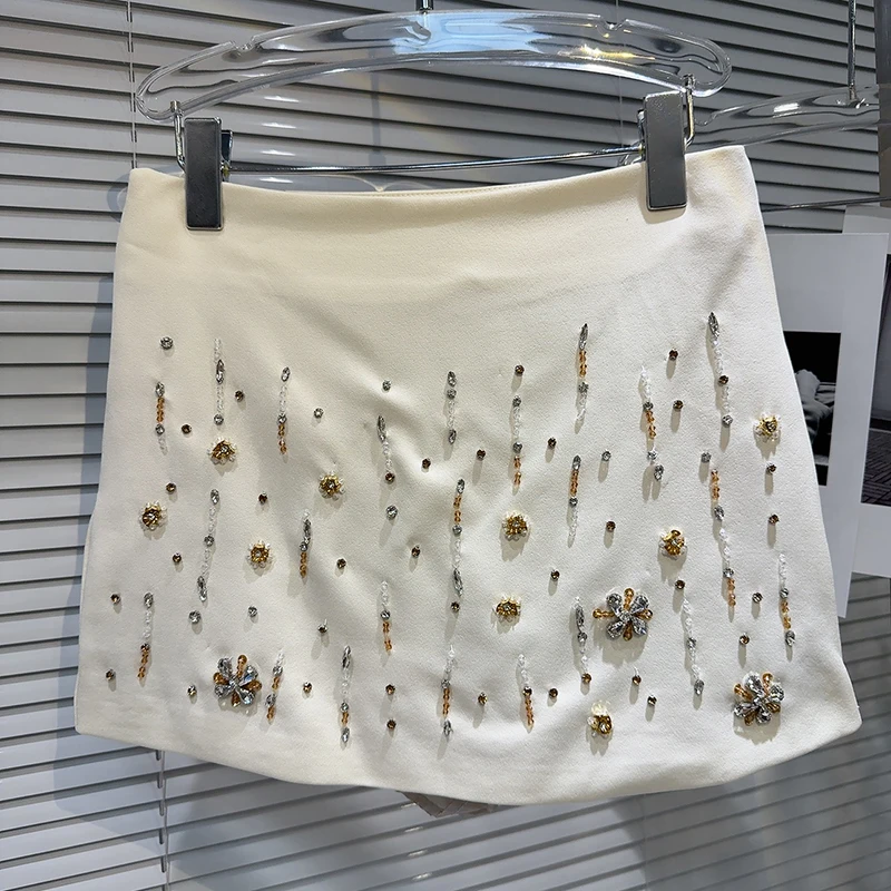 KBQ однотонный комплект из двух предметов с бриллиантами для женщин короткое