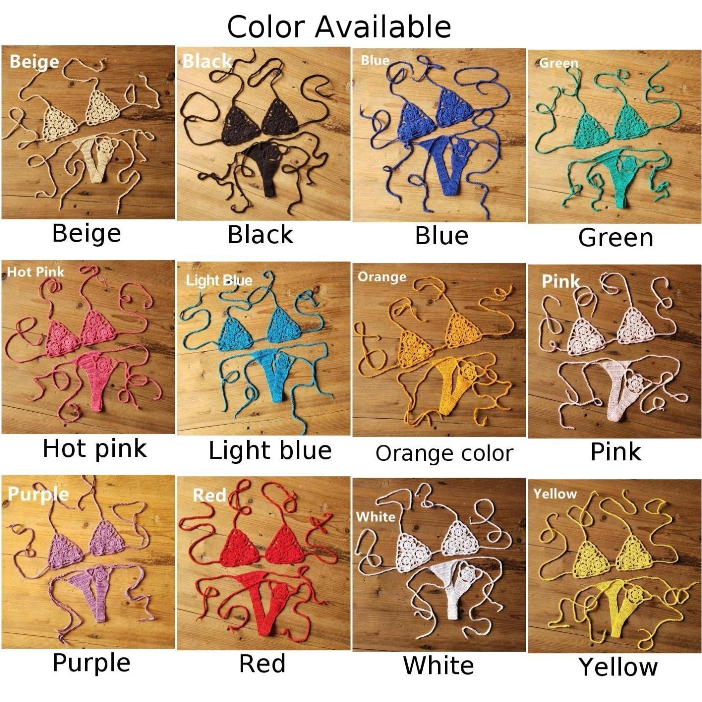 Бюстгальтер-стринги сексуальный купальник стринги ярко-розовый светло-голубой