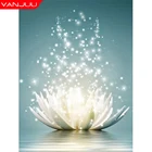 5D алмазная живопись вода лотоса для рукоделия, алмазная вышивка, Настенный декор, наборы для вышивки крестиком