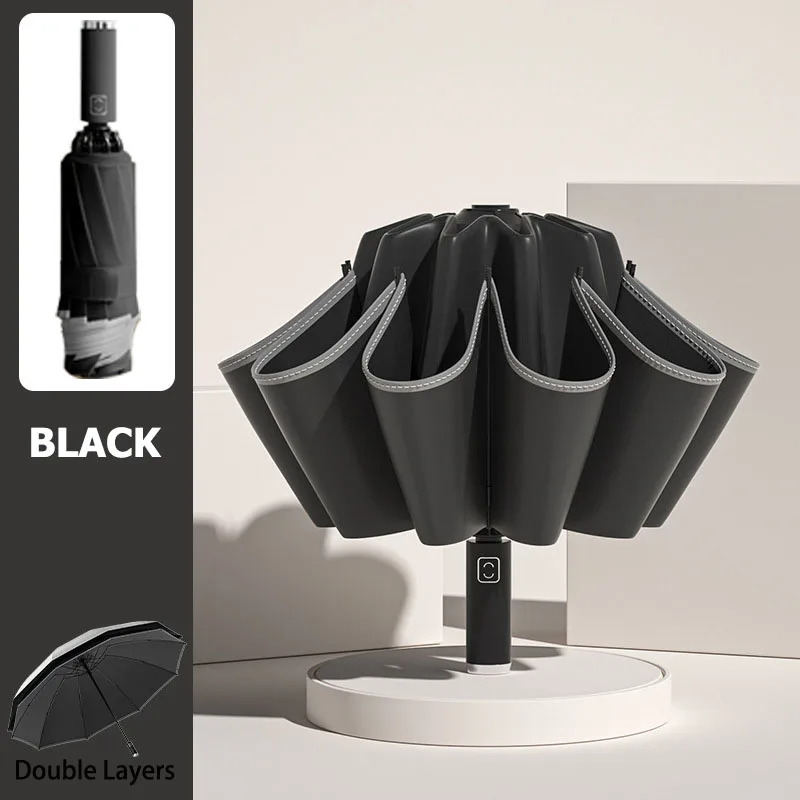 

HDIRXG Двухслойный Автоматический Зонт от Солнца и Дождя