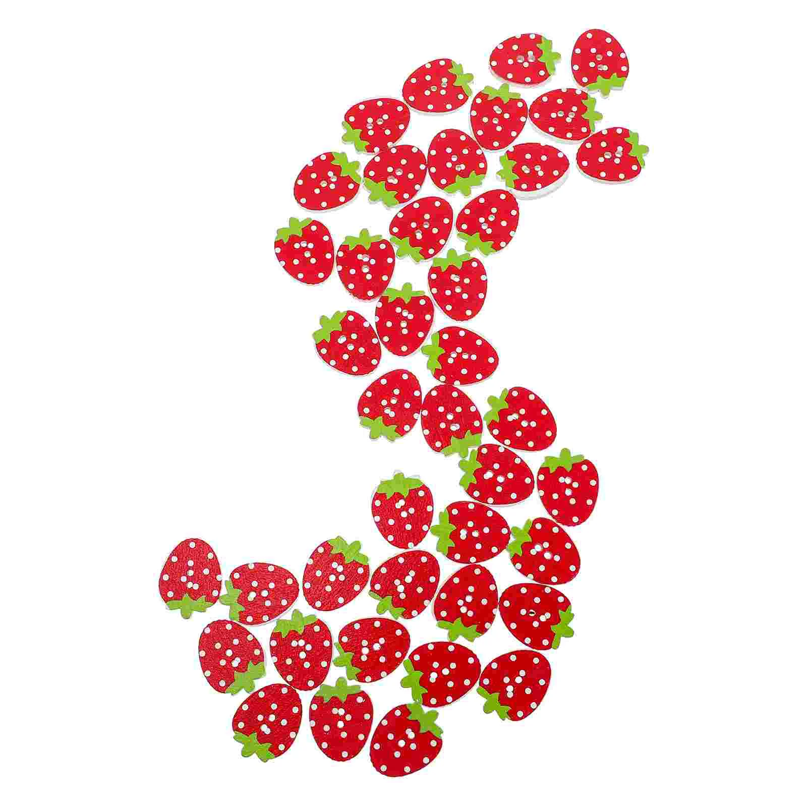 

100 шт., декоративные деревянные пуговицы