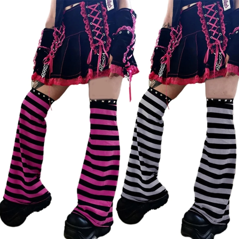 

Leg Warmers Long Socks Footless Legging Knee Socks Leggings Japanese Knit Socks Legs Cover Polyester Fiber Material