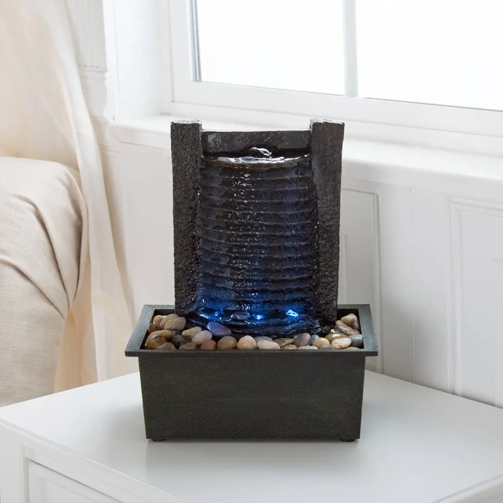 

Free Shipping Contemporary 10.5" Indoor Cascading Tabletop Fountain