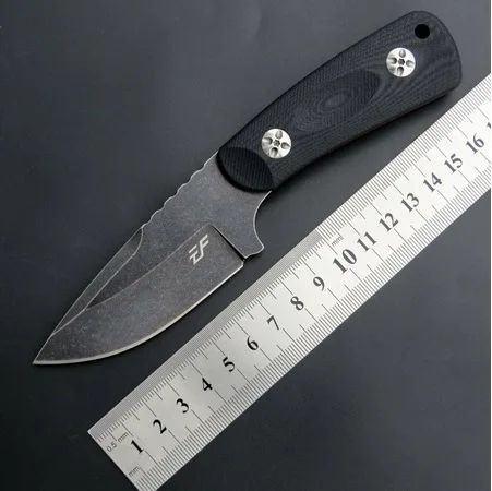 

YF-EF121 Fixed Blade Knife D2 Blade G10 Handle Tactical Rescue Outdoor Hunting Fishing Knife EDC Survival Tool Knives Gift
