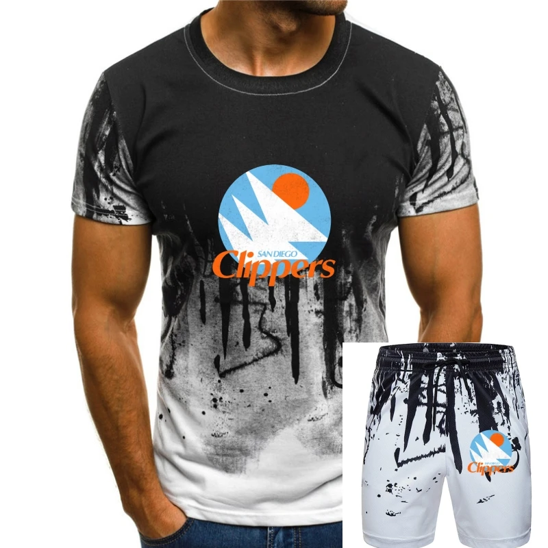 

Винтажная хлопковая футболка для баскетбола с принтом «Сан-Диего»