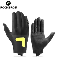 rockbros cycling long finger glove screen touch bike glove reflective long finger mtb road motorcycle glove bicycle accessories