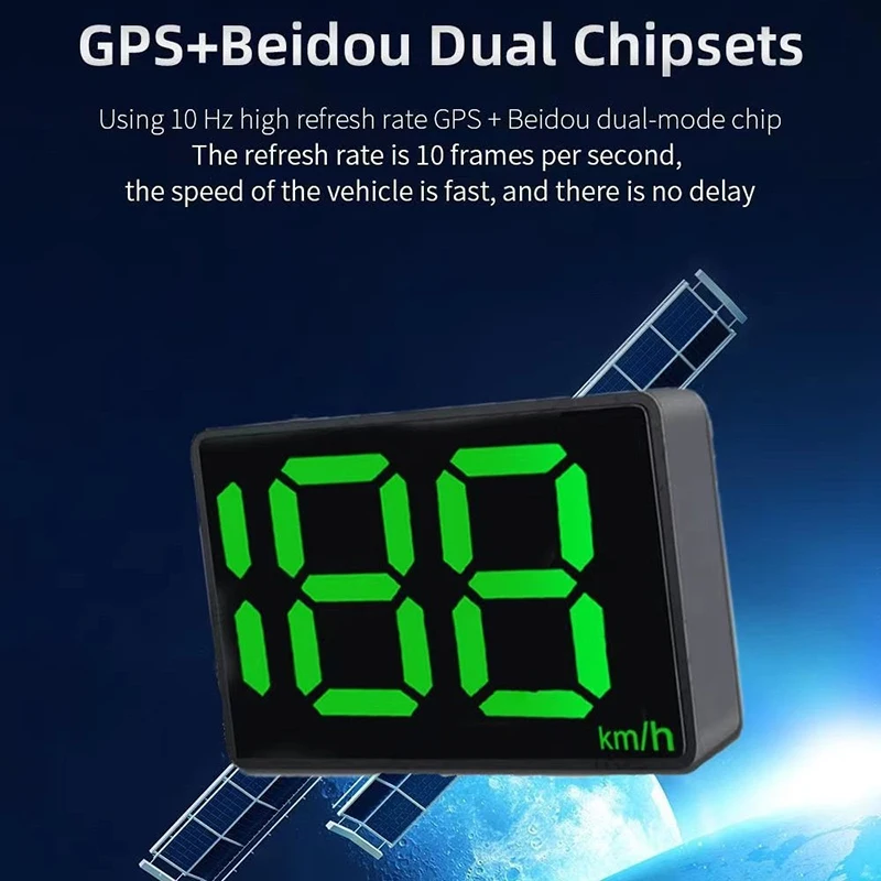 GPS автомобильный цифровой спидометр HUD проекционный дисплей Eletronicos скоростные
