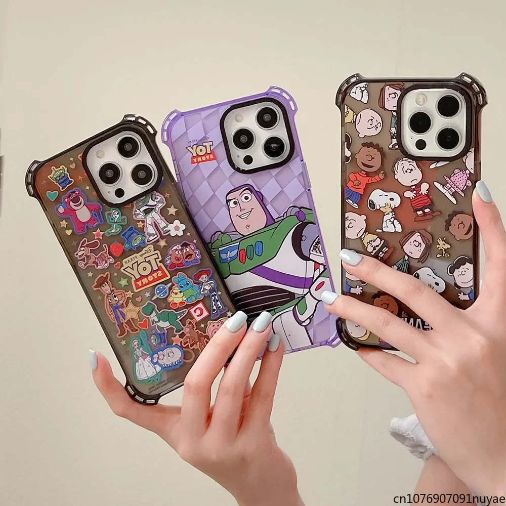 

Anime Surrounding Disney Phone Case Four Corner Anti Drop Soft Case