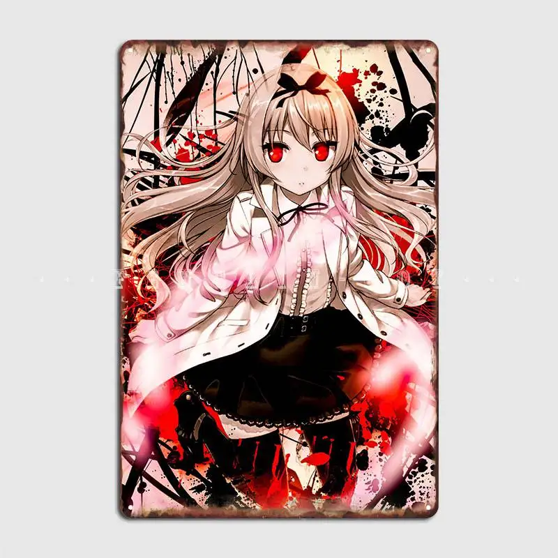 

Yue Arifureta Metal Sign Cinema Living Room Bar Cave Custom Plaques Tin Sign Poster
