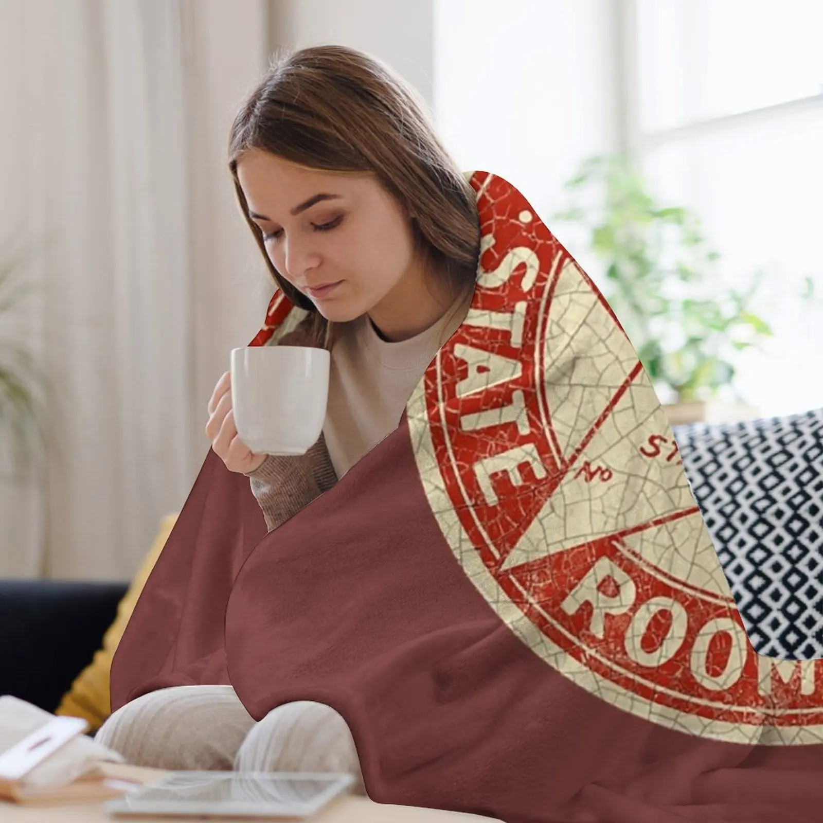 Новая футболка с белой звездной линией белая звезда одеяло со значком тяжелое