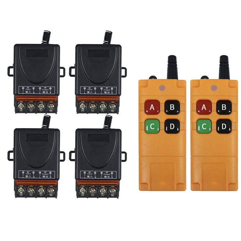 Универсальный беспроводной пульт дистанционного управления, 433 МГц, 110 В переменного тока, В, 1 канал