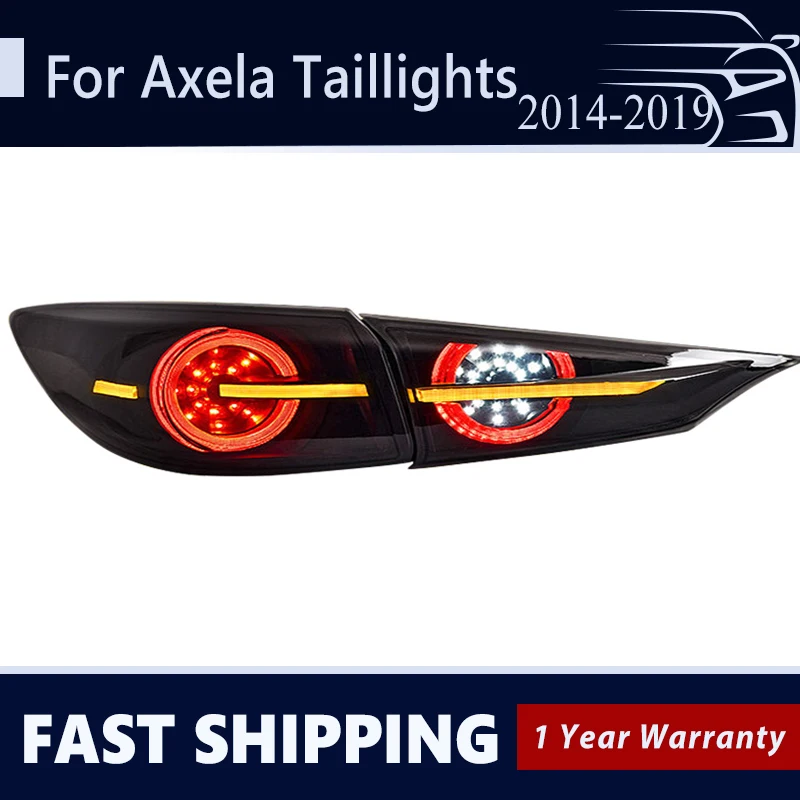

Car Styling LED Taillights for Mazda 3 Axela 2014-2018 Tail Lamp with Dynamic Animation Breathing DRL Auto Accessories