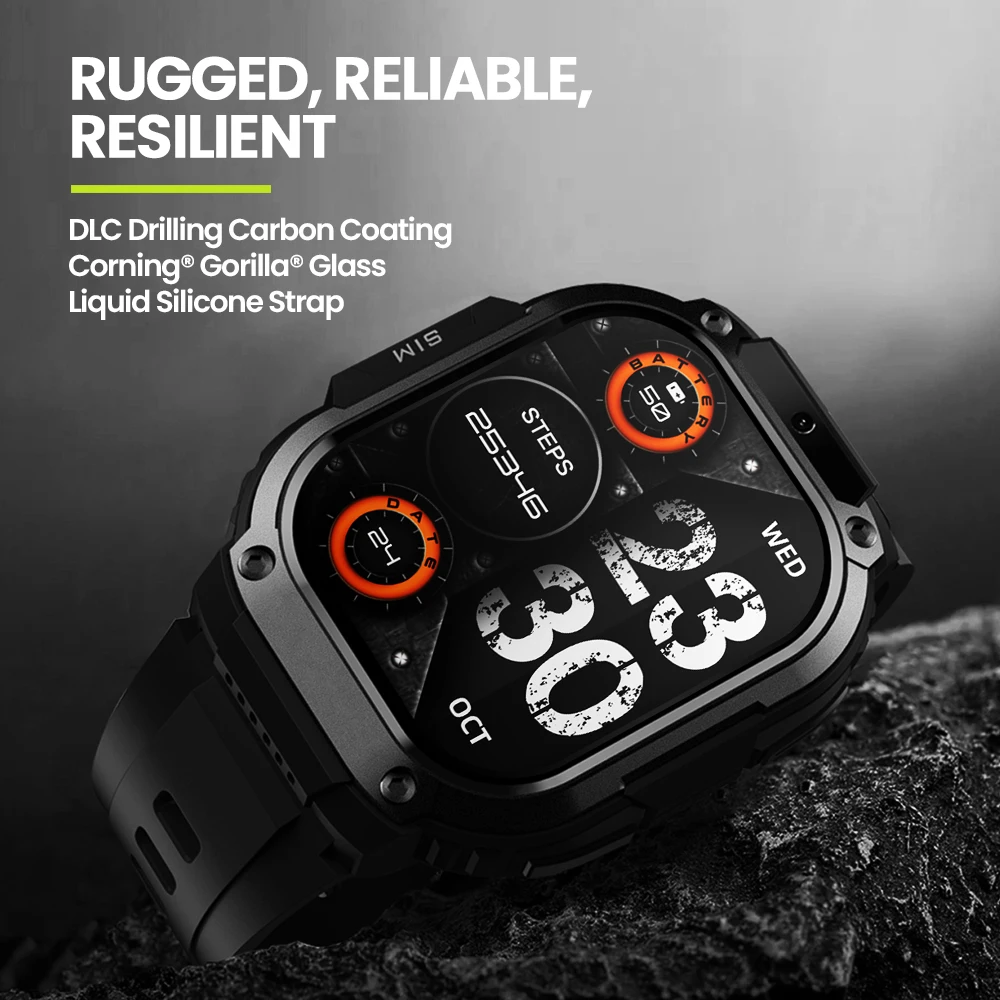Мужские смарт-часы Zeblaze Thor SQ 4G с камерой 2 ГБ 16 13 дюйма AMOLED-дисплей Wi-Fi GPS