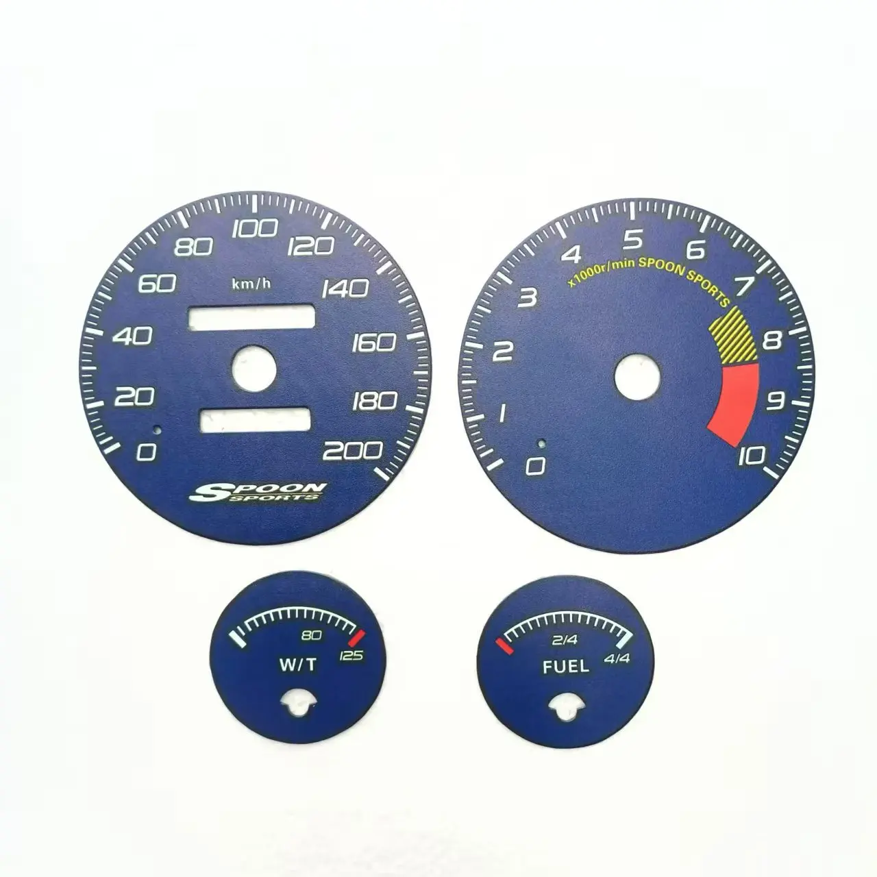 Синий циферблат счетчика циферблата для Honda Integra DC2 Speedo Disc улучшенный до 10000 об/мин