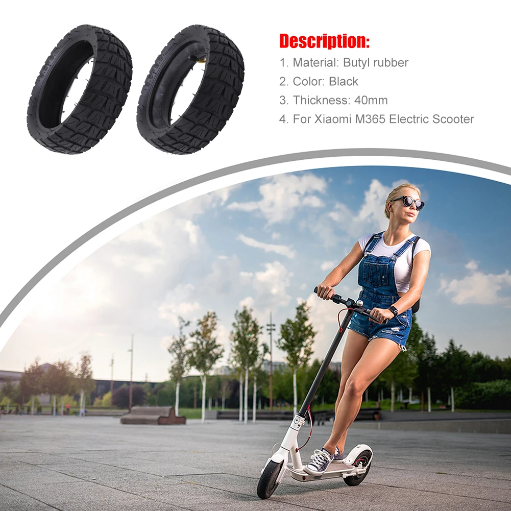 

8.5x3.0 Rubber Tire Upgraded 8 1/2x2 Widened Thickened Anti-skid Tyre For Dualtron Mini Xiaomi M365/Pro Electric Scooters Parts