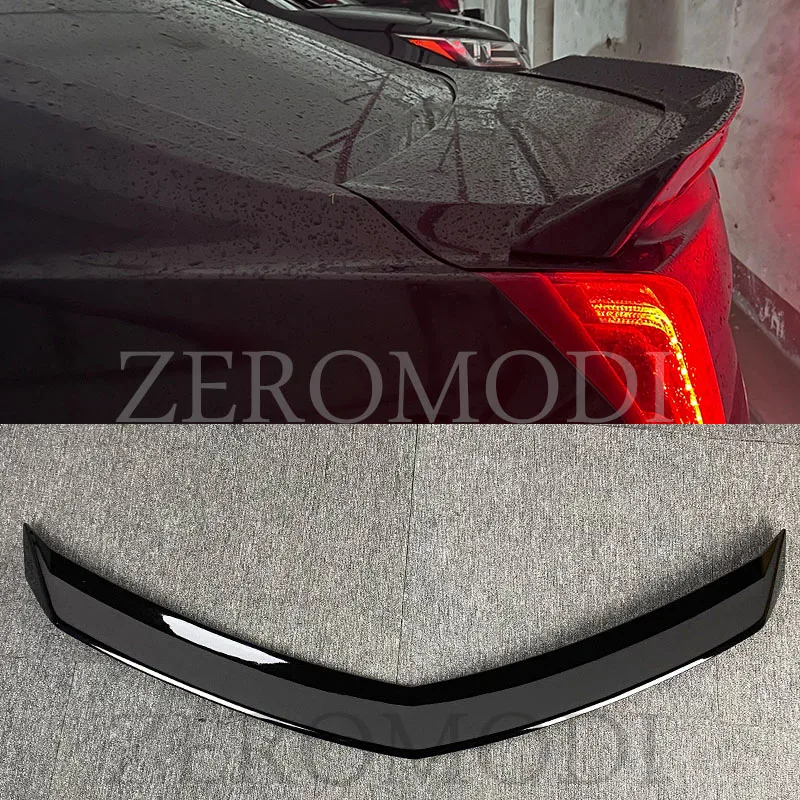 

Стильный спойлер для Cadillac ATS Sedan 2013-19 V, крыло из АБС-пластика, Автомобильный багажник, задняя губа, хвост, декоративные аксессуары