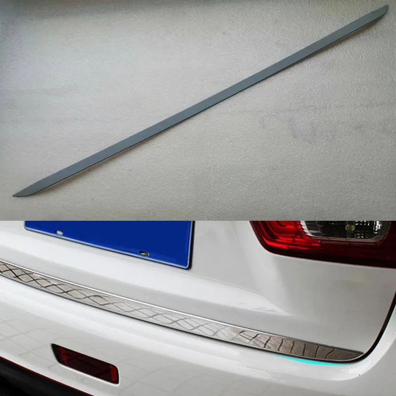 

For Mitsubishi Outlander 2009-2021 stainless steel tailgate styling strip rear trunk door decorative strip car accessories
