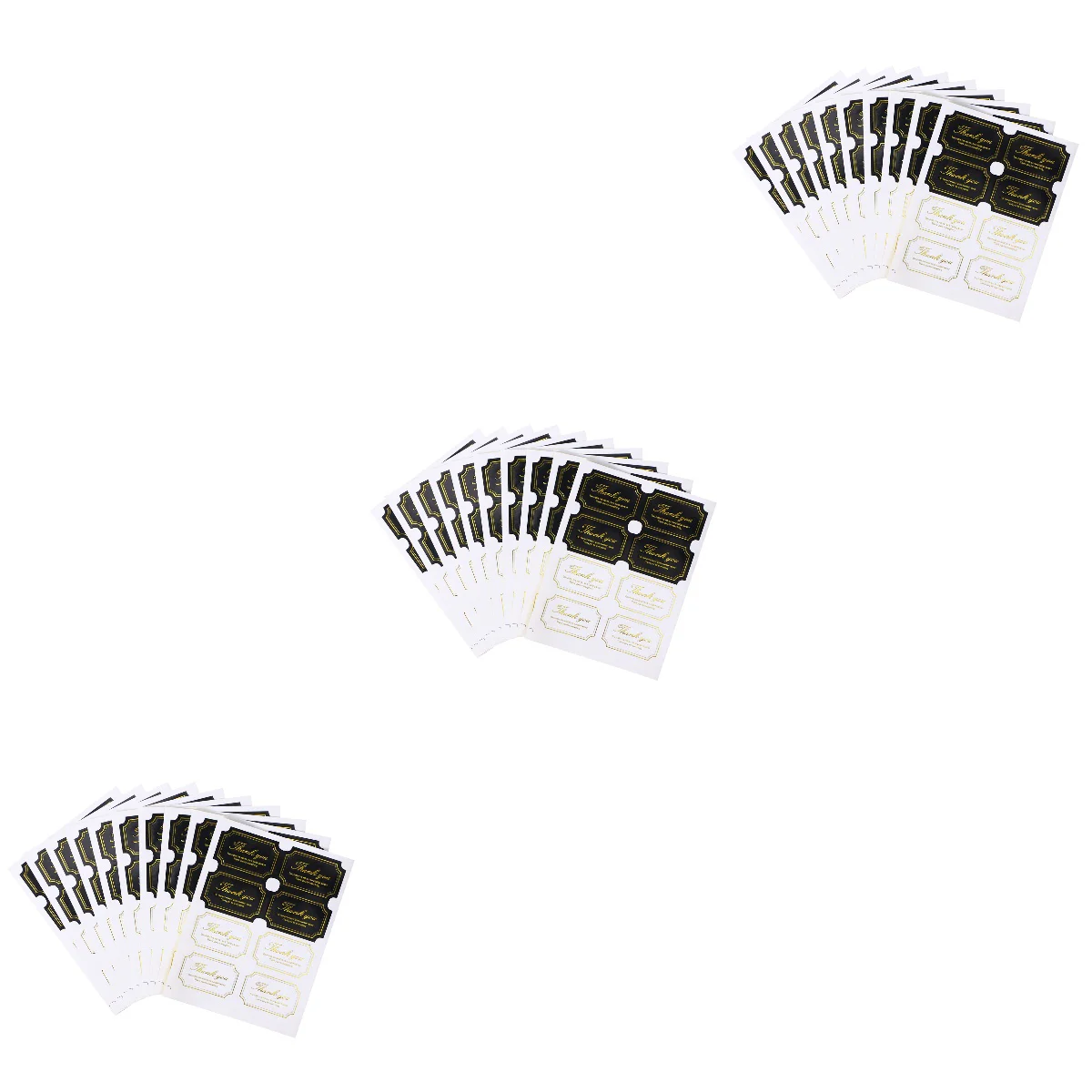 

30 pcs Stickers Adhensive Attractive Delicate Practical Useful Thank You Stickers for Labels Seal Envelop