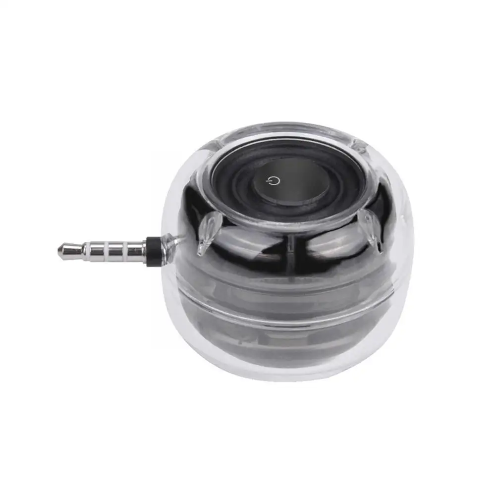 

Портативный Hifi 3d объемный 3,5 мм Aux аудио разъем, беспроводной круглый мини-динамик круглой формы со стразами для смартфона, планшета P3N2