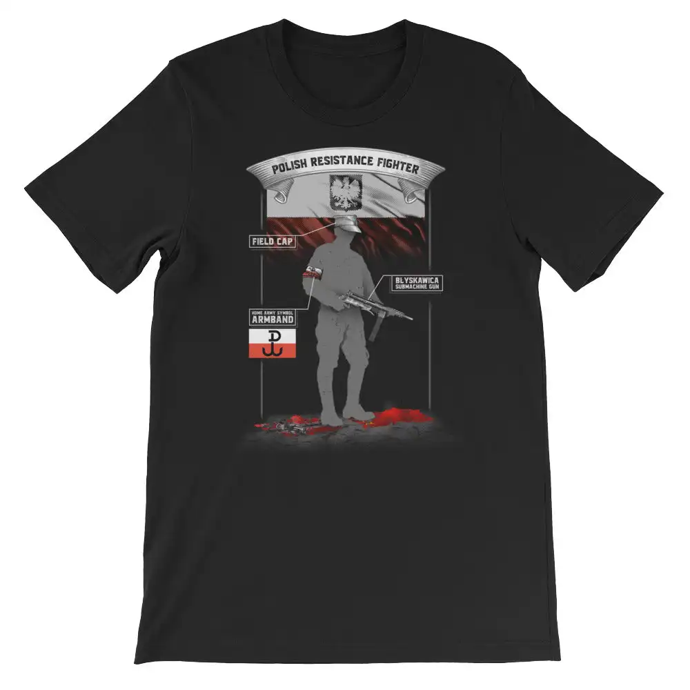 Polish Resistance Fighter Men T-Shirt Short Sleeve Casual 100% Cotton O-Neck Summer TShirt Size S-3XL