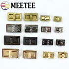 Металлическая Поворотная застежка для кошелька Meetee, 2 шт.