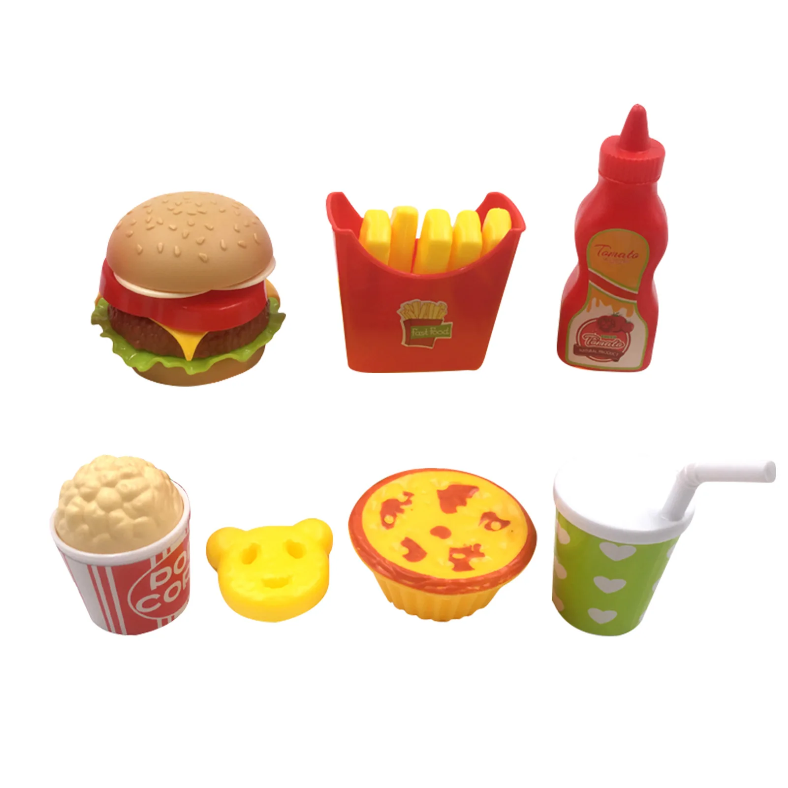 

Gift Educational Kids Kitchen Toys French Fries Mini Simulation Learning Burger Chips Pretend Play Food Set Hamburger Children
