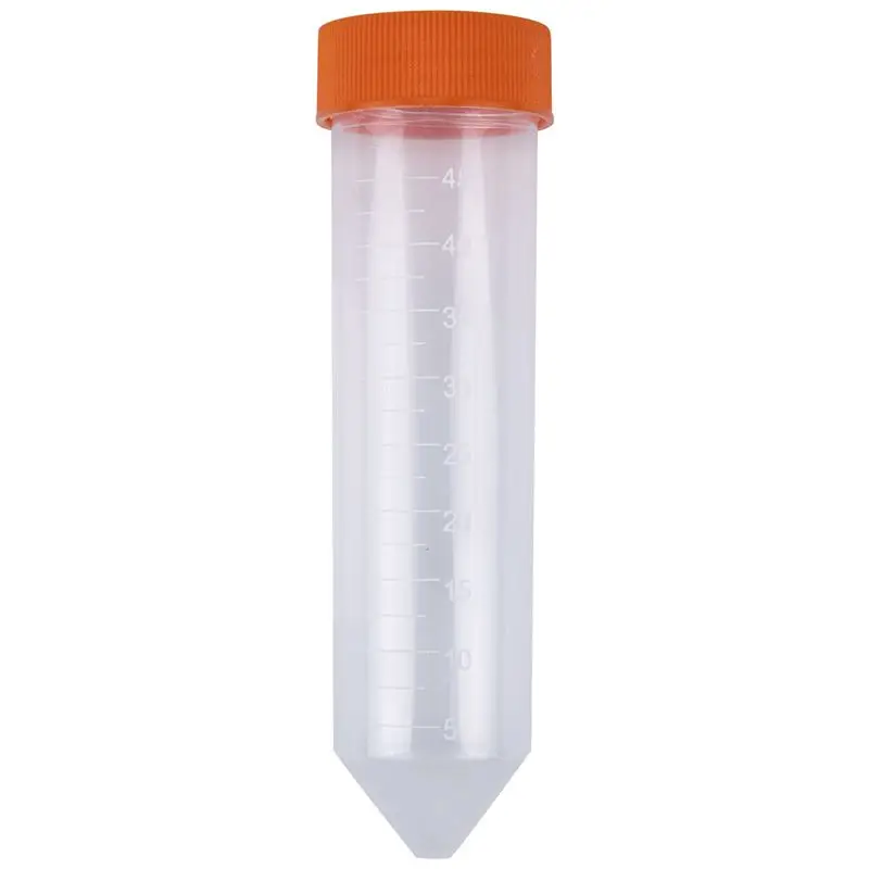 

20 Pcs 50Ml Conical Bottom Plastic Graduated Centrifuge Tube With Screw Cap