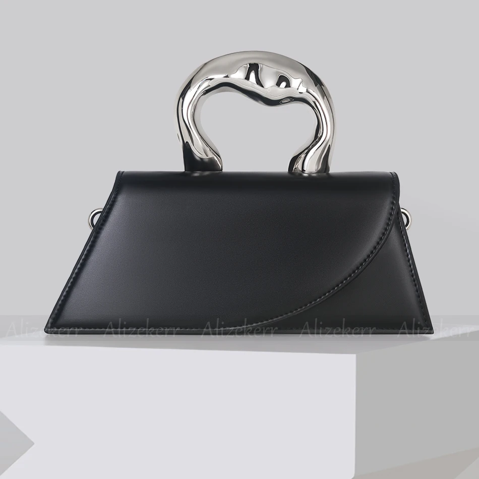 Модные сумки с металлической ручкой для женщин 2023 дизайнерские Роскошные