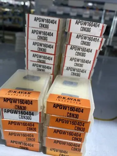 

Сверхтвердые Нитриды бора, 2 шт., CBN APGW160404 CBN30 APGW 160404, карбидные вставки, токарные инструменты, Индексируемые фрезерные вставки