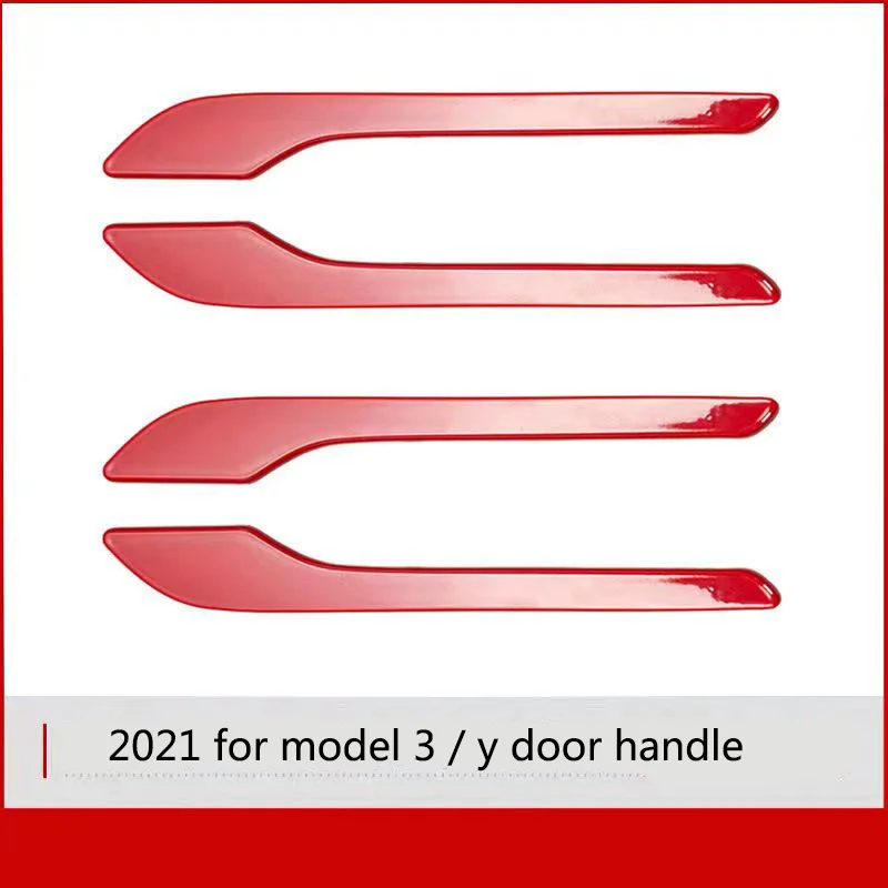

Applicable to 2021 For Tesla Model 3/Y door handle patch door handle patch scratch proof door edge accessories