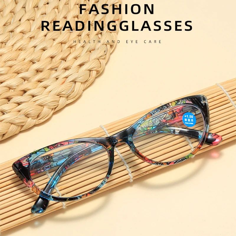 Женские очки для чтения с цветочной оправой
