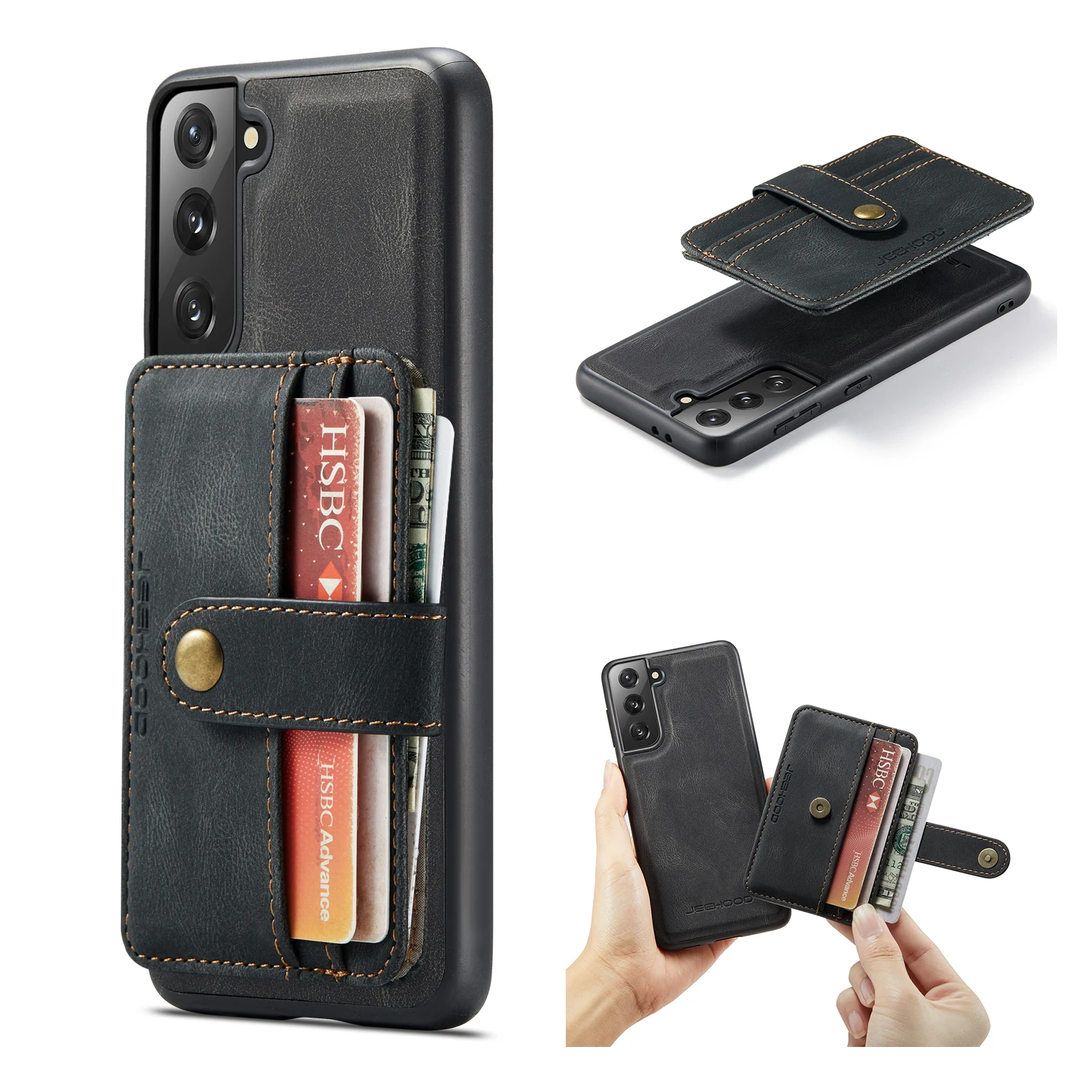 

For Samsung Galaxy Z Fold 3 Case 3D Colorful Flip Leather Cases For Coque Samsung Z Fold 3 Z Fold3 5G Magnetic Wallet Card Cover