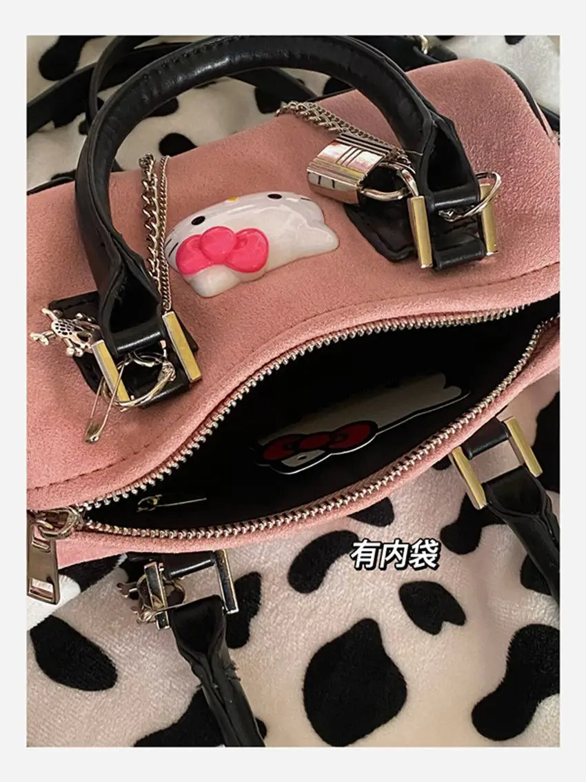 Original Hellokitty round Bag Vintage Crossbody Bag Shoulder Bag Girls Handbags