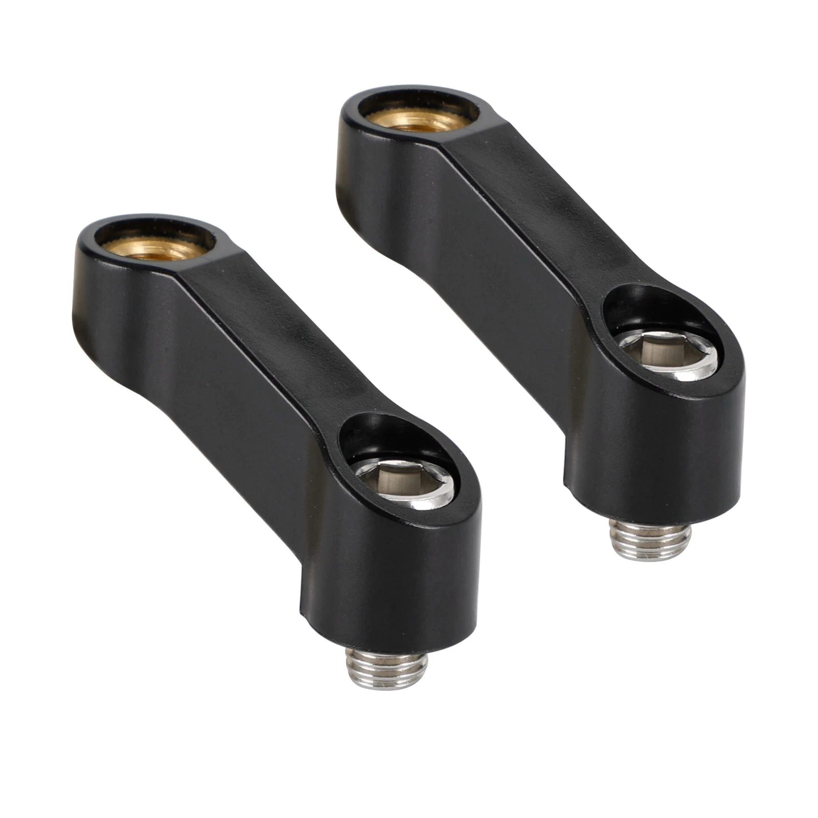

Artudatech Motorcycle Plastic Mirror Extender-Riser-Extension Black 10mm - M10x1.5 For BMW