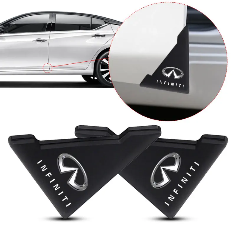 

Car Door 90 Silicone Degree Corner Cover Bumper Crash Scratch Protector For Infiniti FX35 Q50 Q30 ESQ QX50 QX60 QX70 EX JX35 G37