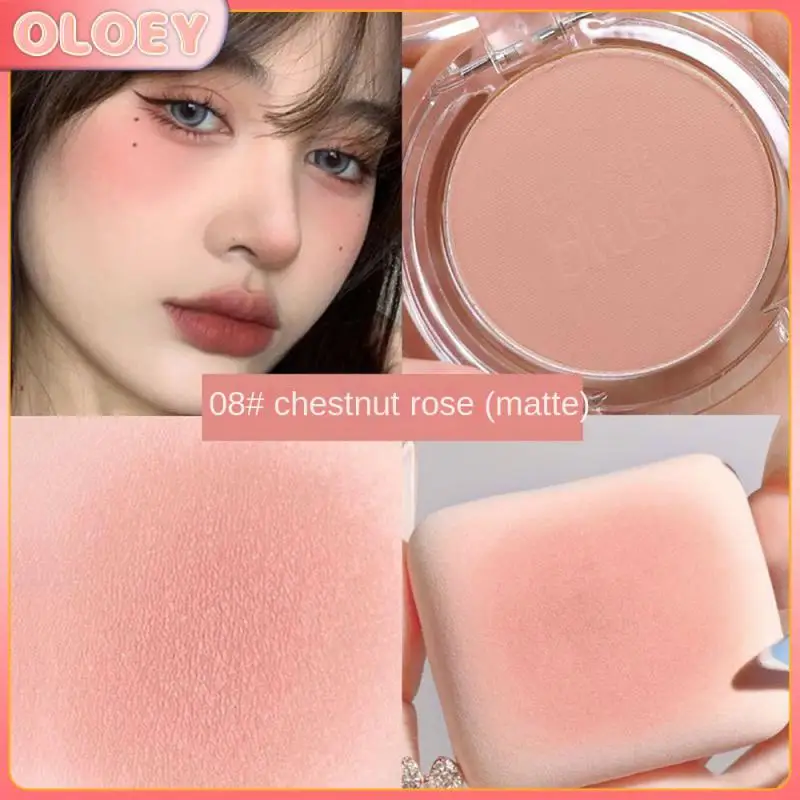 

Cheek Rouge Soft Matte Face Contour Blush Face Blusher Natural Cheek Tint Brighten Face Long Lasting Makeup Blush Blush Palette