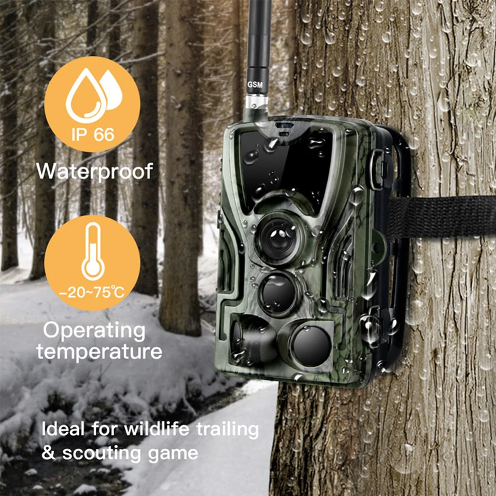 

Hunting Camera 1080P Night View Trail Cam Outdoor PIR Sensing Infrared Video Recorder Camcorder