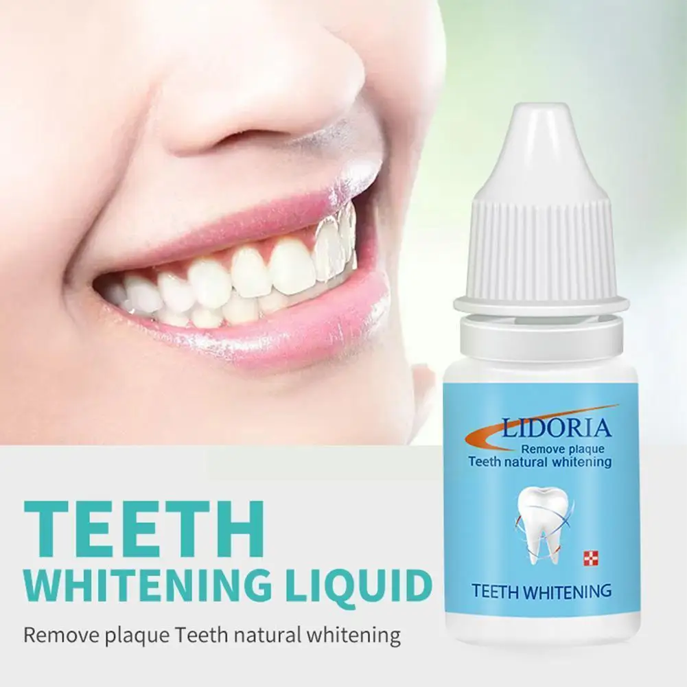 

10ml Teeth Whitening Essence With Cotton Swabs Hygiene Plaque Remove Cleansing Dentistry Stains Bleaching Care Breath I1j3