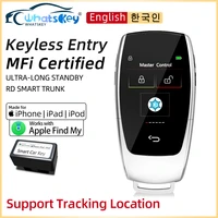 universal cf799fm modified lcd smart key car key comfortable entry for bmwkiaford ios gps location tracking car englishkorean