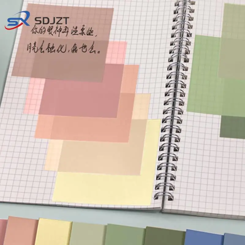 

50 Sheets High Quality Transparent Sticky Notes Memo Pad Bookmark Marker Memo Sticker Paper Office School Student Supplies