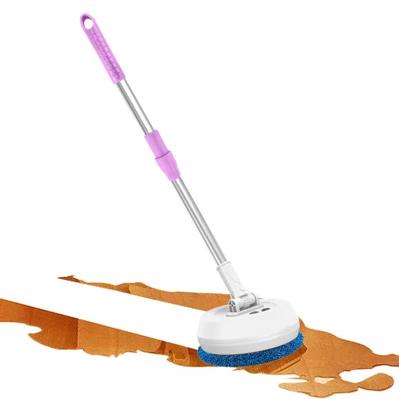 

Electric Scrubbing Brush Cordless Floor Scrubber With Adjustable Long Handle For Shower Bathtub Window Bathroom Tile Kitchen