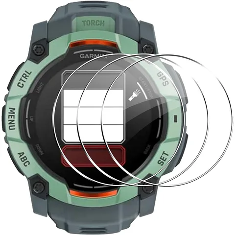 3 шт. закаленное стекло для Garmin Instinct 3 AMOLED/Solar