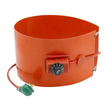 200L 1740x250mm 2000W DIY Customizable Oil Drum Silicone  Heating Belt Silicone Rubber Heater