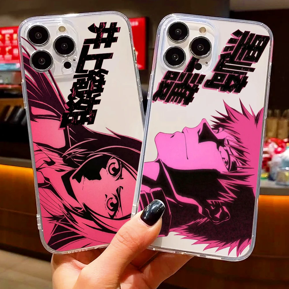 Japan Anime Bleach Clear Phone Case per iPhone 11 12 Pro Max 14 Pro 13 Mini X XR XS Max SE 2020 8 7 Plus 6 6S Plus 14 Plus Cover