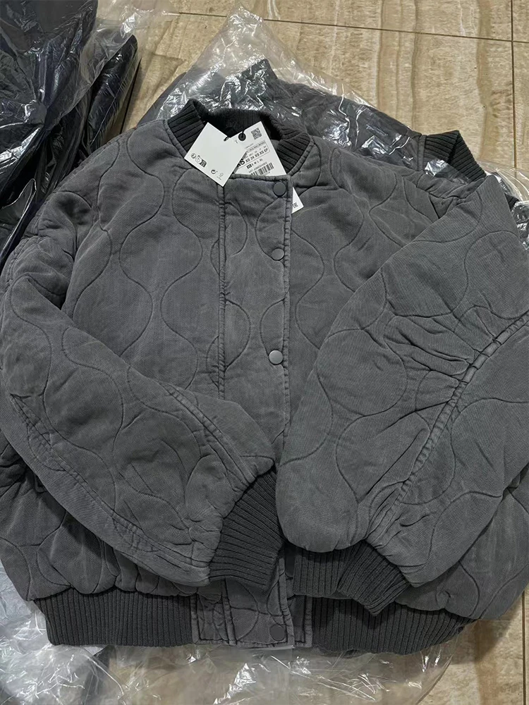 Zach AiIsa Осень-Зима Новинка винтажная потертая старая хлопковая Свободная