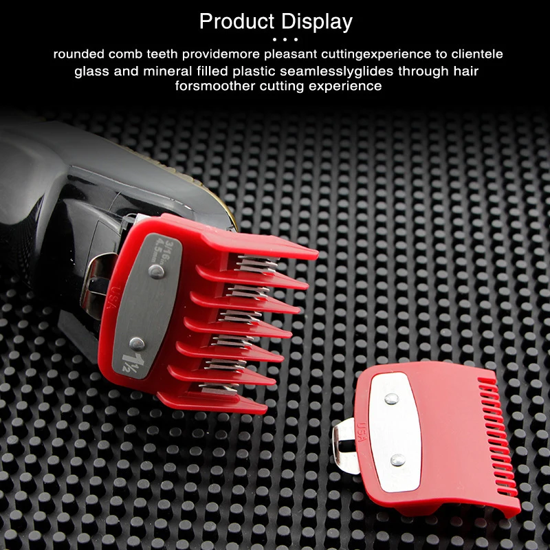 

2pcs For Hair Clipper Guide Comb Cutting Limit Combs 2pcs Set Standard Guards Attach Parts Electric Clippers Accessories